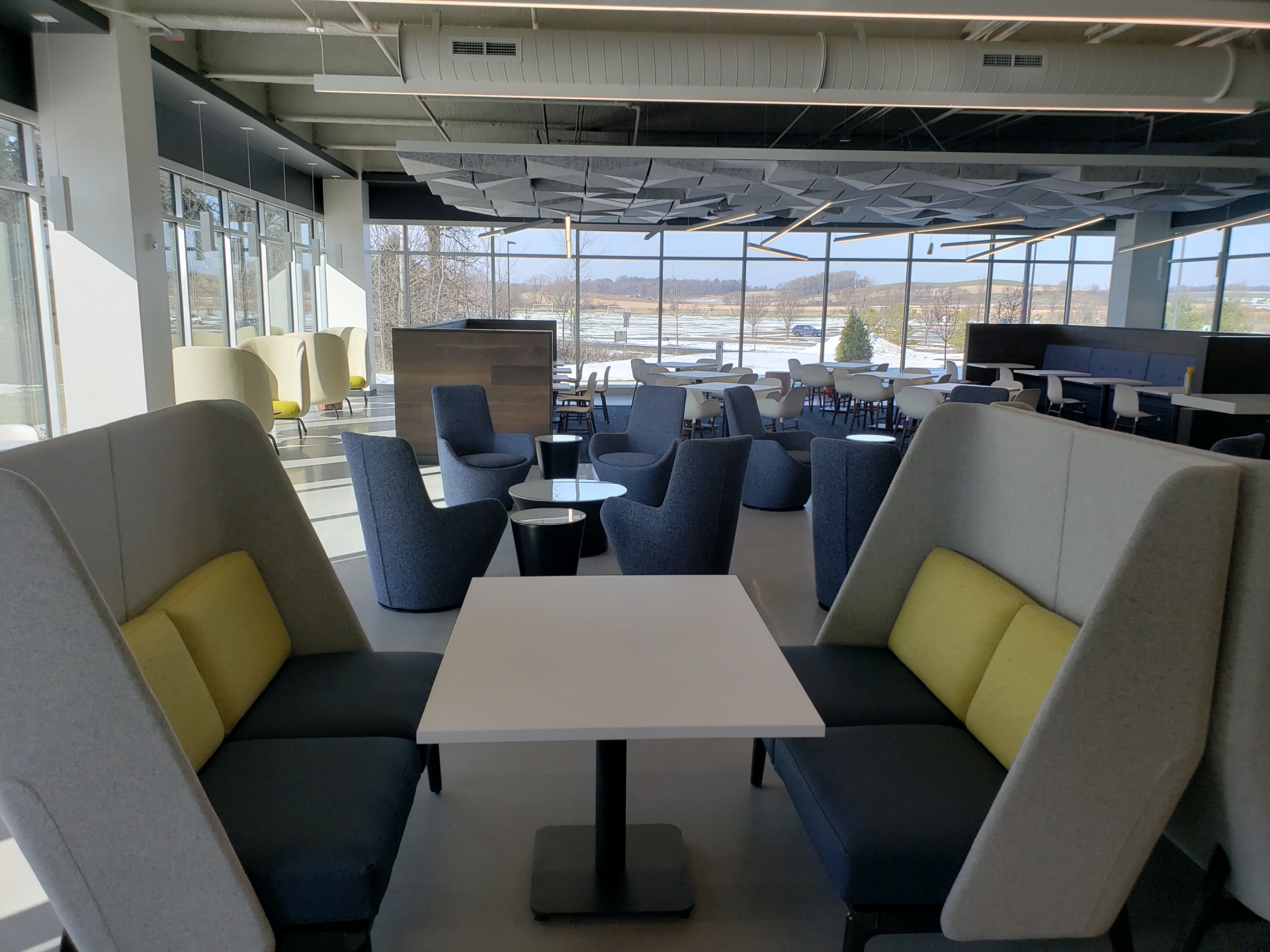 20191115_120915 table and booths in an office